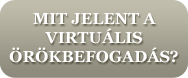 Mit jelent a virtu�lis �r�kbefogad�s?